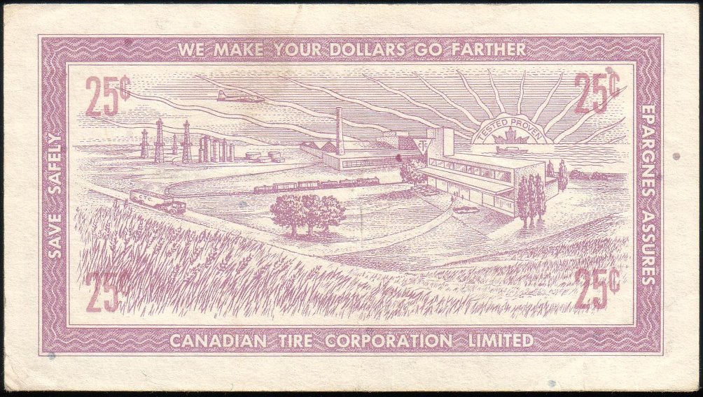 Canadian Tire Company Cash Bonus Coupons1958 Gas Bar Issues