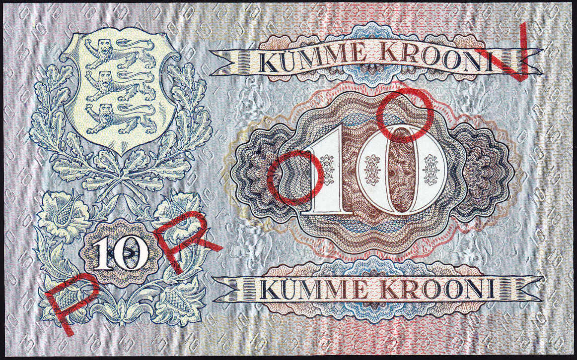 ESTONIA Paper Money, 1928-40