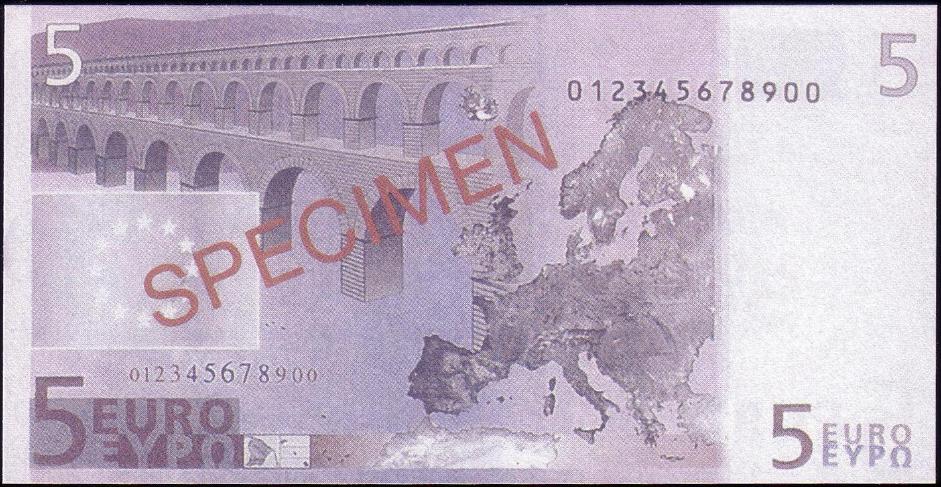 1 Euro Spécimen EUROPA 2014 b91_6268 Banknotes