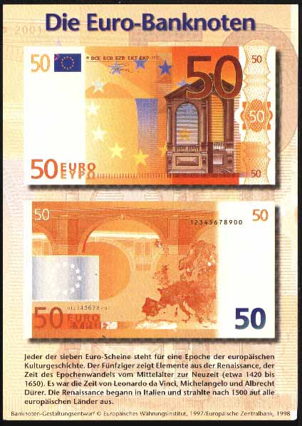 BILLETS FACTICES 10 EUROS SPECIMEN RECTO