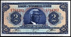 Haiti  P.231b_N.1082b_2 Gourdes Sig_U_S784302_TYVEK