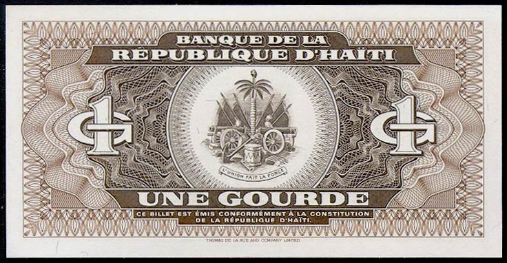 Haiti Paper Money, 1992-1998 Issues, 1 to 500 Gourdes