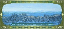 Salt Spring Island $$2 Back Snow on Salt Spring Is. painting by Randolf Parker 2007
